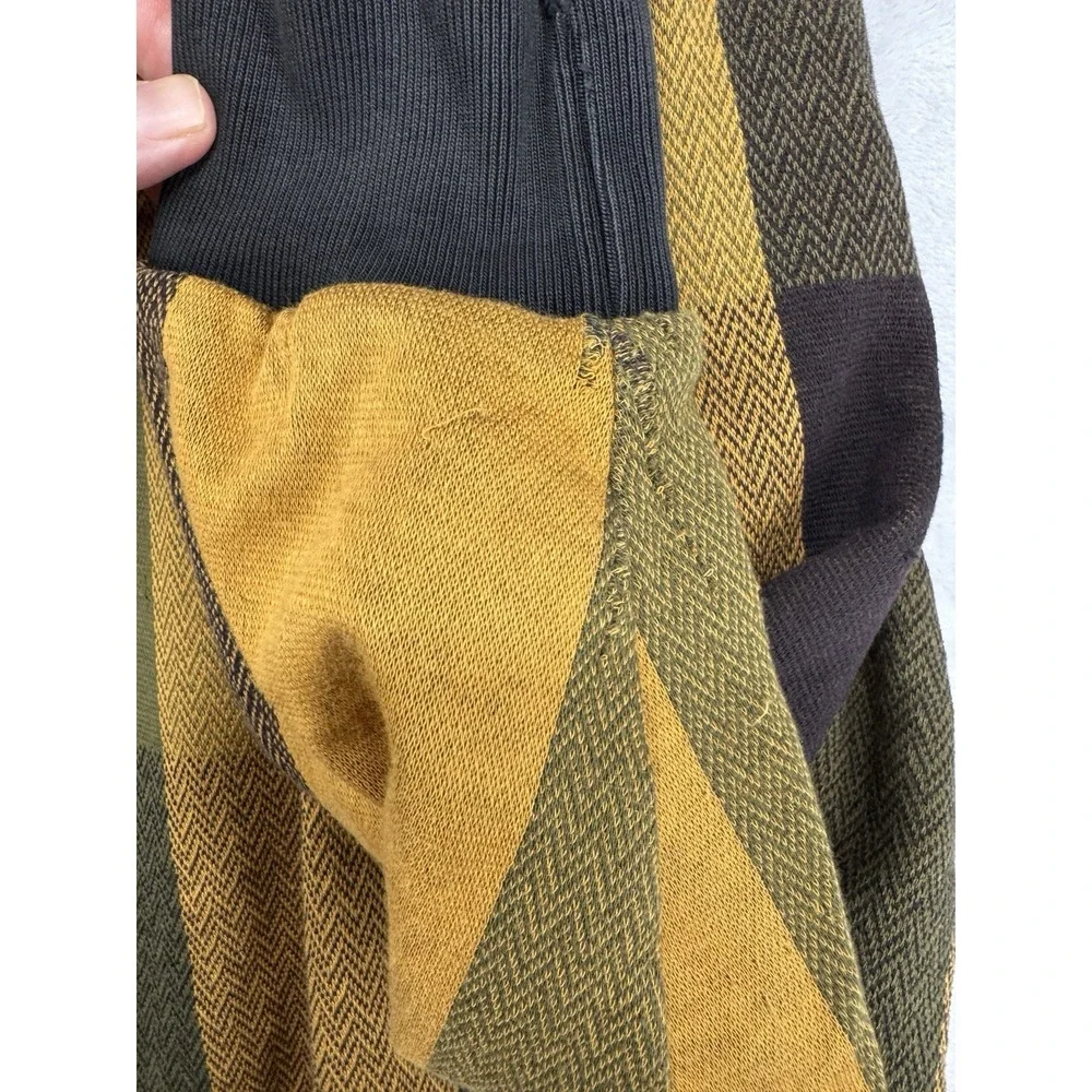 Gore Wind Stopper The Cliffs Golf Club Plaid Lined Crewneck Sweater Vintage READ